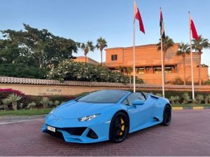 Lamborghini Huracan Evo Spyder Sky Blue 2021